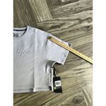 Alphalete NEW  Woman’s  ELMTS Short SLEEVE Crop - Lilac  ,Size Medium Photo 7