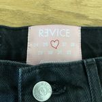 Revice Denim - Slit Knee Straight Leg Jeans in Black Photo 4