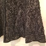 Free People {4}  Black Night Queen Floral Lace Collar Neck Cocktail Dress Photo 7