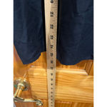 Womens Djerf Avenue Button Up Boxu Organic Cotton Minimalist Black Shirt Medium Photo 5