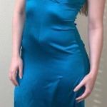 Alexis Cadiz Sweetheart Puff- Sleeve Silk Midi Dress Photo 0