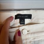 Ann Taylor  off white The Straight jeans Photo 2
