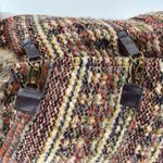 ZARA Basic Wool Blend Fur Hooded Vest Size Small Photo 4