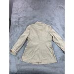 Brioni Women Beige Utility Jacket Safari Button Front Pockets Sz 46 US10 Luxury Tan Photo 6