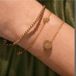 Brand New J&Co Mini Beaded Bracelet Gold Photo 1