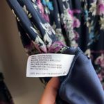 Xhilaration Blue Floral Romper Size Medium Photo 7