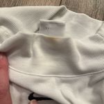 Nike  White Ribbed Tee Photo 1