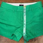 J.Crew Women's Kelly Green Khaki Chino Shorts Broken-In Style Photo 6