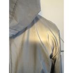 Hunter x Target Lightweight Hooded Jacket Women's Size S Reflective Windbreaker Silver Photo 2