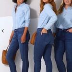 J.Jill Denim Authentic Fit Slim Ankle Jeans, Neptune Wash Size 10 NWT (Sold Out) Photo 0