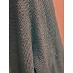 J. McLaughlin  Women's XL Aqua Blue Knit‎ Sequin Embellished Long Sleeve Top Photo 2