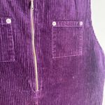 Vintage 1990's purple corduroy jumper dress Size M Photo 1
