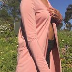 SheIn  Salmon Pink Duster Cardigan Photo 1