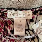 Ambrielle NWT Women's Butterfly Floral Print Scoop Mini Slip Dress Fuchsia Photo 4