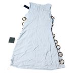 Lulus NWT Decidedly Summery Light Blue Cutout Sleeveless O-Ring Dress Medium Photo 7