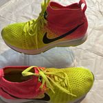 Nike Bright Pink and Lime Green Sneakers Photo 2