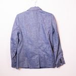 NEW Ann Taylor The Relaxed Double Breasted Long Blazer In Linen Cotton Chambray Photo 3