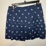 New NWT Hill House Women's The Inola Skirt In Navy Autumn Paisley Jacquard Blue Photo 6