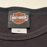 Harley Davidson Frieze O’Fallon IL Womens Size XL Black Short Sleeve Shirt Biker Photo 1