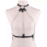 Black Harness Chunky Chain New Photo 4