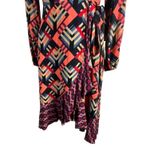 Anthropologie Porridge Graphic Mix Print Wrap Dress Photo 3