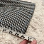 Talbots  10 Houndstooth Signature Dress Pants Straight Leg White Black Blue EUC Photo 12