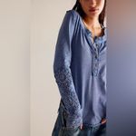 We The Free Free People Our Song Henley Cuff Photo 2