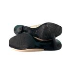 Anne Klein Elegant Slingback Heels Cream Black Buckle Peep Toe Dress S Photo 6