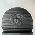 Loints Of Holland Maryjane Shoes Womens 41 9.5 10 Black Wedge Pebbled‎ Leather Photo 12