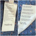 Free People Lolita Blue Smocked Milkmaid Boho Floral Print Crop Top Size Medium Photo 12