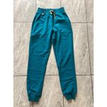 FIGS  Scrub Pants Womens XS Tall Teal Zamora High Waisted Jogger Cargo Pockets Photo 1