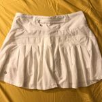 Lululemon Golf Pleated Tennis Skirt White Small 4 Photo 1
