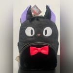 Studio Ghibli Kiki's Delivery Service Jiji Fuzzy Mini Backpack Black Photo 2