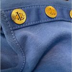 Ralph Lauren Blue Crewneck Side Buttons Long Sleeved Tee XL Cotton Size undefined Photo 5