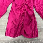 RococoSand Pink Scarlet Gathered Satin Mini Dress NWT Photo 3