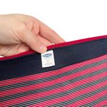 Old Navy Knit Pencil Mini Skirt Red & Navy Blue Striped Photo 6