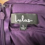 Lulus  Bridesmaid Purple Maxi Dress Size Large Photo 2