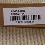 SKIMS NWT  WO SIZE 4X CREAM WAFFLE KNIT  JOGGER PANT LOUNGE PANT POCKETS NEW Photo 1