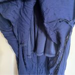 Women’s Lulu's Lost In Paradise Navy Blue Strappy Maxi Dress Size Medium Photo 5
