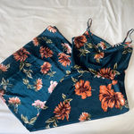 SheIn Floral Satin Vacation Dress Photo 3