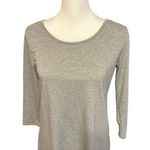 Ava James  Gray Long Sleeve Shirt SZ S Photo 3