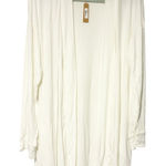 SKIMS  White Ribbed Knit Mid Length Bath House Robe Size Medium NEW Photo 0