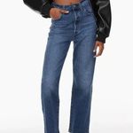 Levi's Levi’s Dark Wash Ribcage Straight Leg Jeans Photo 0