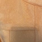 Lena Gabrielle orange faux Suede zip up jacket- size 10. New Photo 5