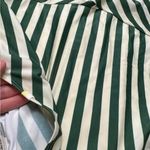 Summersalt  Striped Tie-Shoulder One Piece Swimsuit Green White Retro Size 14 Photo 4