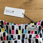 Molly Bracken  Nail Art Print Mjnj Shift Dress Multi Color Photo 1