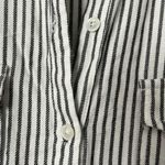 Soft Pinstripe Shirt Dress Photo 6