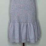 French Connection Elao Drape Forget Me Not Mini Ruffled Dress Womens Size Medium Photo 4