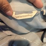 Soft Surroundings  Dress Womens Small Gray Sheer Chiffon Button Up Duster Photo 5