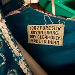 Scala Beautiful Blue Beaded Top Photo 6